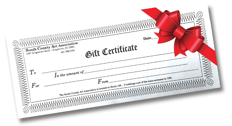 $25 SCAA Gift Certificate