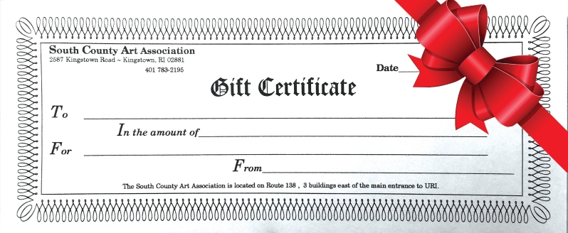 $250 SCAA Gift Certificate